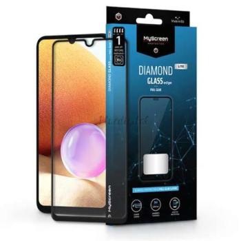 Samsung A315F Galaxy A31/A325F Galaxy A32 LTE edzett üveg képernyővédő fólia - MyScreen Protector Diamond Glass Lite Edge2.5D Full Glue - fekete kép