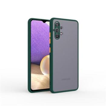 Samsung A32 5G műanyag tok, zöld,narancs kép
