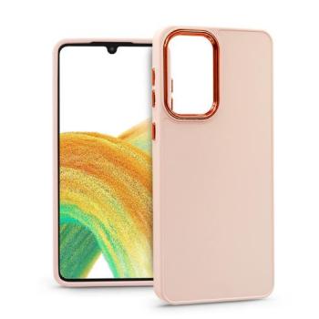 Samsung A336B Galaxy A33 5G szilikon hátlap - Frame - rózsaszín kép