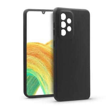 Samsung A336B Galaxy A33 5G szilikon hátlap - Soft - fekete kép