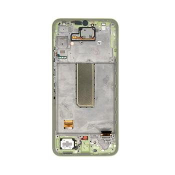 Samsung A346B Galaxy A34 5G kompatibilis LCD kijelző + érintő, kerettel, lime kép
