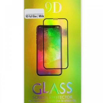 Samsung A505 A305 A205 Galaxy A50 A30 A20 fekete hajlított 9D előlapi üvegfólia kép