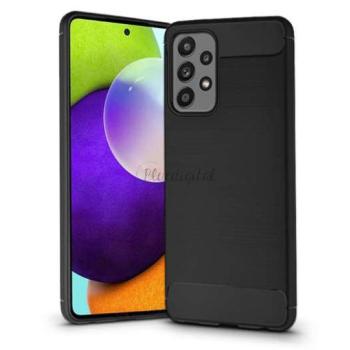 Samsung A525F Galaxy A52/A526B Galaxy A52 5G szilikon hátlap - Carbon - fekete kép