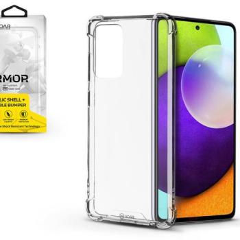 Samsung A525F Galaxy A52/A526B Galaxy A52 5G szilikon hátlap - Roar Armor Gel - átlátszó kép