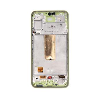 Samsung A546B Galaxy A54 5G kompatibilis LCD kijelző + érintő, kerettel, lime kép
