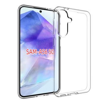 Samsung A56 vékony szilikon hátlap,Átlátszó kép