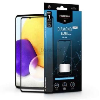 Samsung A725F Galaxy A72/A726B Galaxy A72 5G edzett üveg képernyővédő fólia - MyScreen Protector Diamond Glass Lite Edge2.5D Full Glue - fekete kép