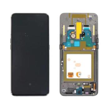 Samsung A805 Galaxy A80 kompatibilis LCD modul kerettel, OEM jellegű, arany kép