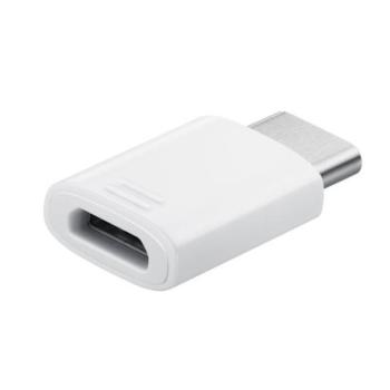 SAMSUNG adapter (microUSB - Type-C, OTG, adatátvitel és töltés) FEHÉR Asus Zenfone 3 5.5 (ZE552KL), Honor 8, Sony Xperia X Compact (F5321), Sony Xperia XZ (F8331), Asus Zenfone 3 Deluxe (ZS570KL) kép