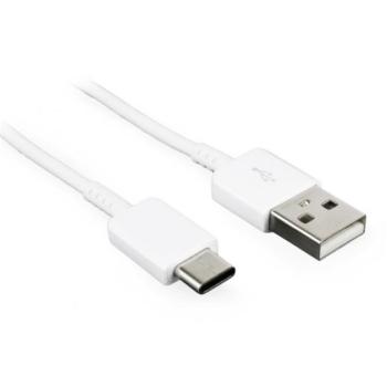 SAMSUNG adatátvitel adatkábel és töltő (USB - Type-C, gyorstöltés támogatás, 120cm) FEHÉR Asus Zenfone 3 5.5 (ZE552KL), Honor 8, Sony Xperia X Compact (F5321), Sony Xperia XZ (F8331), LG V20 kép