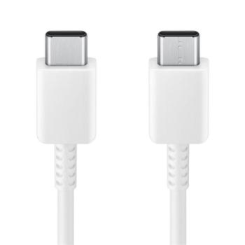 SAMSUNG adatkábel és töltő (Type-C - Type-C, 3A, 100W, gyorstöltés támogatás, 180cm) FEHÉR Asus Zenfone 3 5.5 (ZE552KL), Honor 8, Sony Xperia X Compact (F5321), Sony Xperia XZ (F8331), LG V20 kép