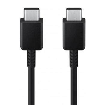 SAMSUNG adatkábel és töltő (Type-C - Type-C, 3A, 100W, gyorstöltés támogatás, 180cm) FEKETE Asus Zenfone 3 5.5 (ZE552KL), Honor 8, Sony Xperia X Compact (F5321), Sony Xperia XZ (F8331), LG V20 kép