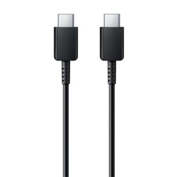SAMSUNG adatkábel és töltő (Type-C - Type-C, 5A, 100W, gyorstöltés támogatás, 100cm) FEKETE Asus Zenfone 3 5.5 (ZE552KL), Honor 8, Sony Xperia X Compact (F5321), Sony Xperia XZ (F8331), LG V20 kép