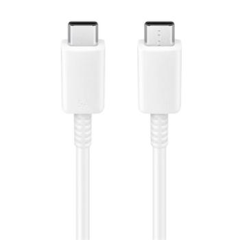 SAMSUNG adatkábel és töltő (Type-C / Type-C, gyorstöltés támogatás, 100cm) FEHÉR Asus Zenfone 3 5.5 (ZE552KL), Honor 8, Sony Xperia X Compact (F5321), Sony Xperia XZ (F8331), LG V20 (H990), H kép