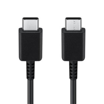 SAMSUNG adatkábel és töltő (Type-C - Type-C, PD gyorstöltés támogatás, 100cm) FEKETE Asus Zenfone 3 5.5 (ZE552KL), Honor 8, Sony Xperia X Compact (F5321), Sony Xperia XZ (F8331), LG V20 (H990) kép