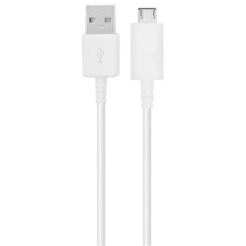 SAMSUNG adatkábel és töltő (USB - microUSB, 120cm) FEHÉR Evolveo Strongphone Q5, Blackberry DTEK50 , Vodafone Smart turbo 7 (VFD500), HTC Desire 825, HTC One S9, Alcatel OT-2008G, Huawei Y6 II Co kép