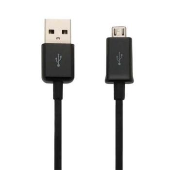 SAMSUNG adatkábel és töltő (USB - microUSB, 150cm) FEKETE Evolveo Strongphone Q5, Blackberry DTEK50 , Vodafone Smart turbo 7 (VFD500), HTC Desire 825, HTC One S9, Alcatel OT-2008G, Huawei Y6 II Co kép