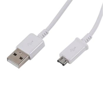 SAMSUNG adatkábel és töltő (USB - microUSB, 150cm, töltés funkció) FEHÉR Evolveo Strongphone Q5, Blackberry DTEK50 , Vodafone Smart turbo 7 (VFD500), HTC Desire 825, HTC One S9, Alcatel OT-200 kép