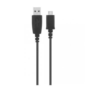 SAMSUNG adatkábel és töltő (USB - microUSB, 80cm) FEKETE Evolveo Strongphone Q5, Blackberry DTEK50 , Vodafone Smart turbo 7 (VFD500), HTC Desire 825, HTC One S9, Alcatel OT-2008G, Huawei Y6 II Com kép