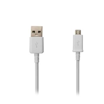 SAMSUNG adatkábel és töltő (USB - microUSB, ECB-DU4, 100cm) FEHÉR Evolveo Strongphone Q5, Blackberry DTEK50 , Vodafone Smart turbo 7 (VFD500), HTC Desire 825, HTC One S9, Alcatel OT-2008G, Huawei kép