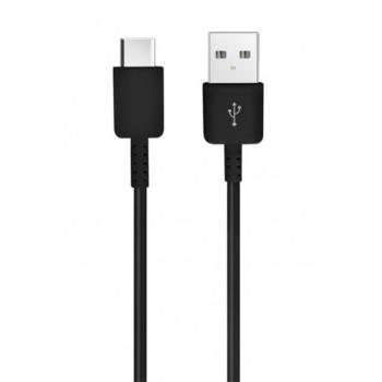 SAMSUNG adatkábel és töltő (USB - Type-C, 150cm) FEKETE Asus Zenfone 3 5.5 (ZE552KL), Honor 8, Sony Xperia X Compact (F5321), Sony Xperia XZ (F8331), LG V20 (H990), Huawei Nova, Blackberry DTEK60, kép