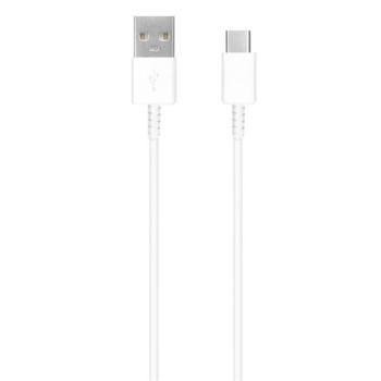 SAMSUNG adatkábel és töltő (USB - Type-C, gyorstöltés támogatás, 80cm) FEHÉR Asus Zenfone 3 5.5 (ZE552KL), Honor 8, Sony Xperia X Compact (F5321), Sony Xperia XZ (F8331), LG V20 (H990), Huawe kép