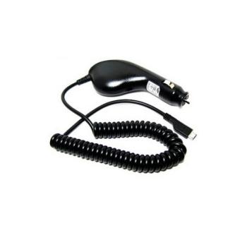 SAMSUNG autós töltő (5V / 700 mA + beépített microUSB kábel, CAD300) FEKETE Evolveo Strongphone Q5, Blackberry DTEK50 , Vodafone Smart turbo 7 (VFD500), HTC Desire 825, HTC One S9, Alcatel OT-20 kép
