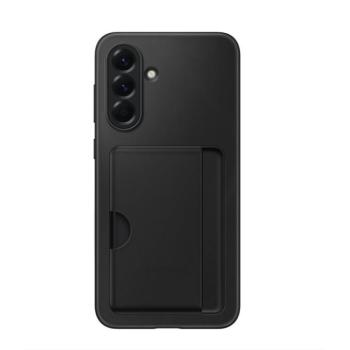 Samsung Card Slot Cover Galaxy A56 5G gyári szilikon hátlap tok, fekete kép