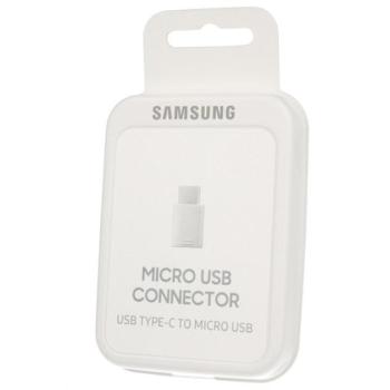 Samsung EE-GN930BWE USB-C - microUSB-A adapter, fehér, gyári kép