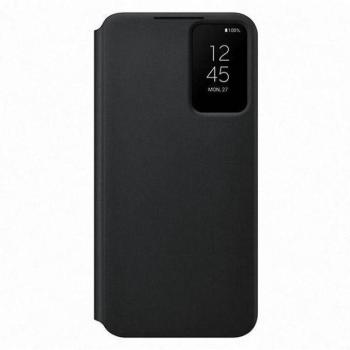 Samsung EF-ZS906CB Clear View Cover tok Samsung Galaxy S22 Plus (S906) - fekete  kép