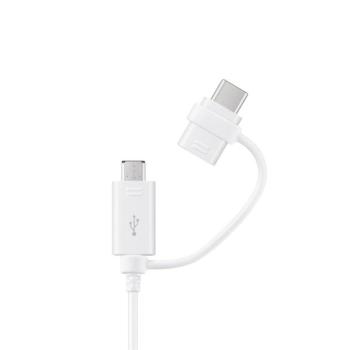 Samsung EP-DG930DWEGWW Combo USB-A - Type-C/micro USB kábel 480Mb/s 150cm - fehér kép