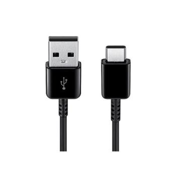 Samsung EP-DG930MB USB / USB-C töltő- és adatkábel, 1,5m, fekete (2db) kép