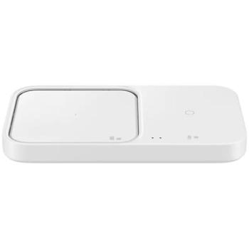 Samsung EP-P5400 Duo vezeték nélküli wireless gyorstöltő állomás hálózati adapterrel, 15W, fehér kép