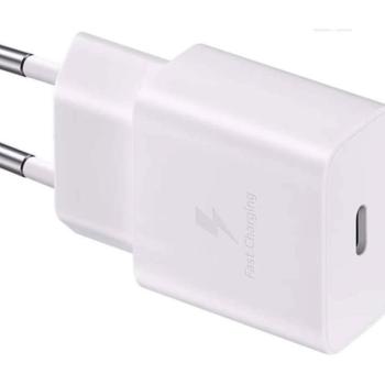 Samsung EP-T2510NWEGWW hálózati töltő USB-AUSB-C, 25W, 3A, fehér kép