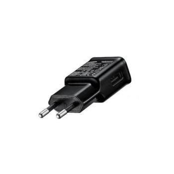 Samsung EP-TA200EBE kompatibilis hálózati töltő adapter USB-A, fekete (csomagolás nélkül) kép
