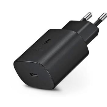 Samsung EP-TA800EBE hálózati töltő USB-C, 25W, fekete, ECO csomagolásban kép