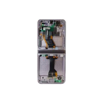 Samsung F731 Galaxy Z Flip 5 5G gyári LCD kijelző kerettel, lila (Service Pack) kép