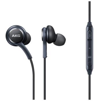 SAMSUNG fülhallgató SZTEREO (3.5mm jack, felvevő gomb, hangerő szabályzó, 2 pár fülgumi, Tuned by AKG) FEKETE CAT S60, Evolveo Strongphone Q5, Blackberry DTEK50 , Vodafone Smart turbo 7 (VFD50 kép