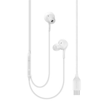 SAMSUNG fülhallgató SZTEREO (Type-C, felvevő gomb, hangerő szabályzó, 2 pár fülgumi, Tuned by AKG) FEHÉR Huawei MediaPad M5 10.8 LTE, Huawei MediaPad M5 10.8 WIFI, Huawei P20 Pro, Nokia 8 Sir kép