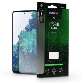 Samsung G780F Galaxy S20 FE/S20 FE 5G rugalmas üveg képernyővédő fólia - MyScreen Protector Hybrid Glass Green - átlátszó kép