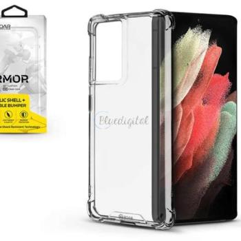 Samsung G998F Galaxy S21 Ultra szilikon hátlap - Roar Armor Gel - átlátszó kép