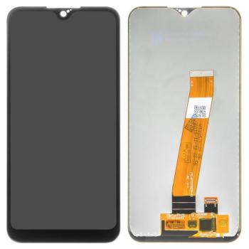 Samsung Galaxy A01 LCD + érintőpanel, fekete, SM-A015F kép