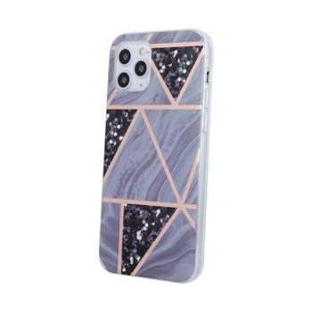 Samsung Galaxy A02s hátlap tok, TPU tok, márvány mintás, SM-A025, Geometric Marmur Graphite kép
