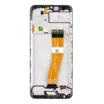 Samsung Galaxy A03 LCD modul kerettel, OEM jellegű, fekete ( A035F ) kép
