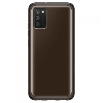 Samsung Galaxy A03s soft clear cover, Fekete kép