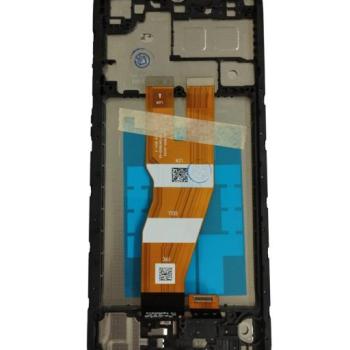 Samsung Galaxy A05 fekete LCD + érintőpanel kerettel, SM-A055 kép