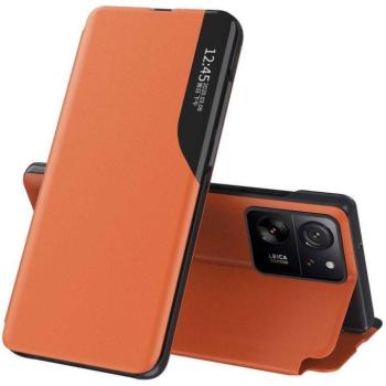 Samsung Galaxy A06 SM-A065F, Oldalra nyíló tok, stand, hívás mutatóval, Wooze FashionBook, sárga kép