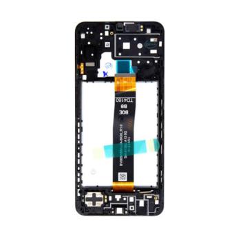 Samsung Galaxy A13 5G LCD modul kerettel, OEM jellegű, fekete ( A136 ) kép