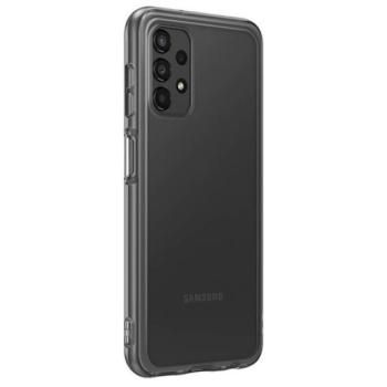 Samsung Galaxy A13 Soft Clear gyári szilikon tok, fekete, EF-QA135TB kép
