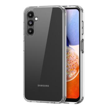 Samsung Galaxy A14 4G / A14 5G SM-A145F / A146B, Műanyag hátlap védőtok + szilikon keret, Dux Ducis Clin, átlátszó kép